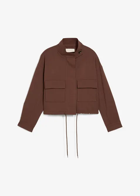 Korte tussenjas in een viscosemix, bonprix