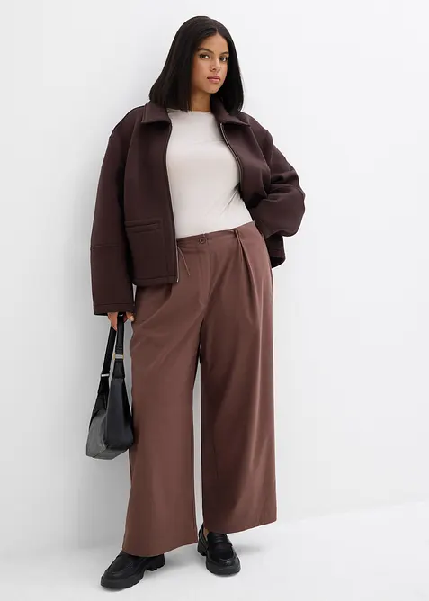 Broek met functionele details van een viscose-mix, bonprix