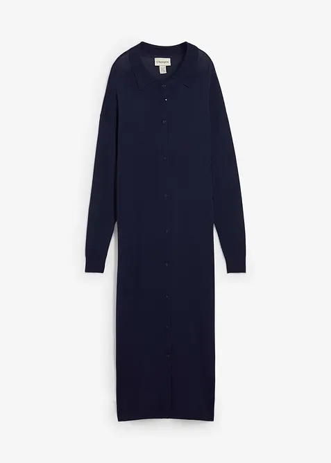 Gebreide jurk van viscosemix, bonprix