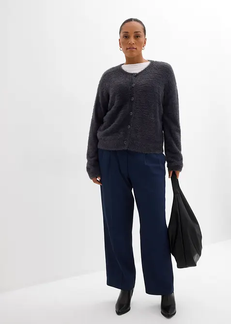 Vest van een verengaren-viscosemix, bonprix