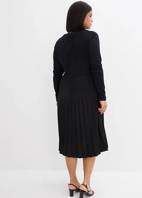 Midi jurk in een viscosemix, bonprix