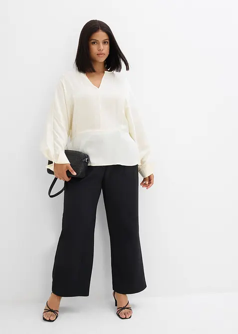 Licht glanzende bloouse in een viscosemix, bonprix