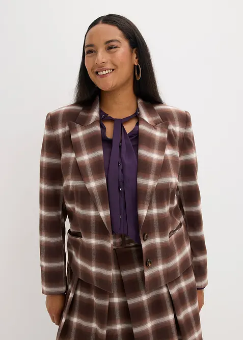 Geruite blazer, bonprix