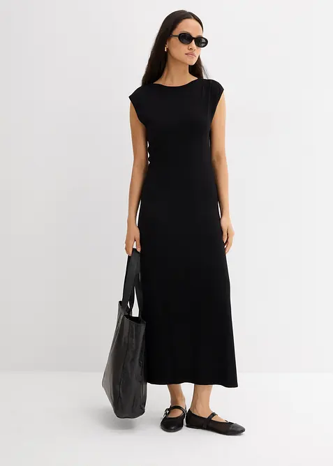 Gebreide jurk van een viscosemix, bonprix