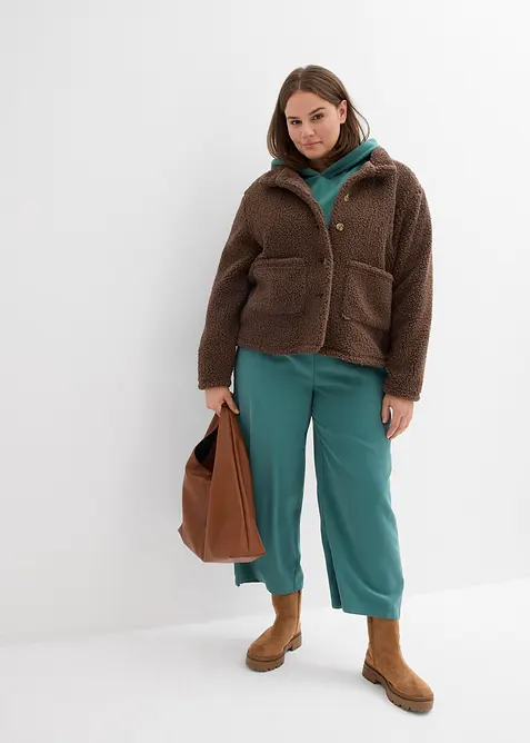 Cropped broek van zachte viscose mix, bonprix