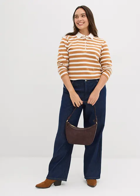 Straight jeans mid waist, bonprix