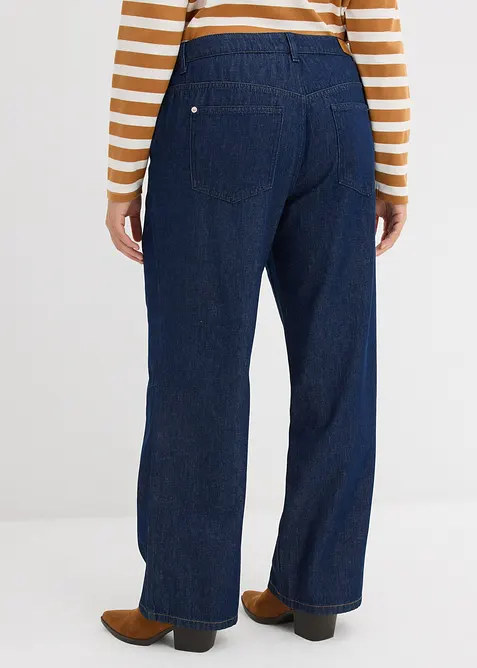 Straight jeans mid waist, bonprix