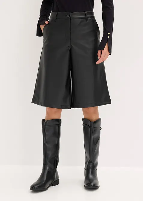 Bermuda van imitatieleer, bonprix