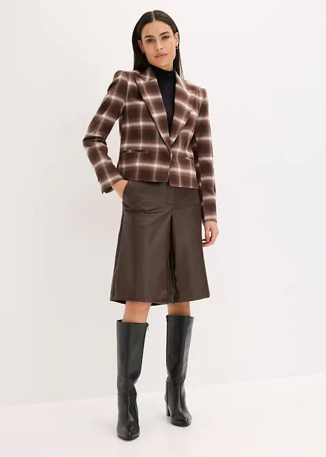 Bermuda van imitatieleer, bonprix