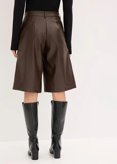 Bermuda van imitatieleer, bonprix