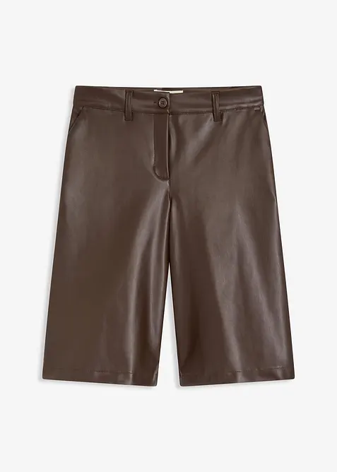 Bermuda van imitatieleer, bonprix