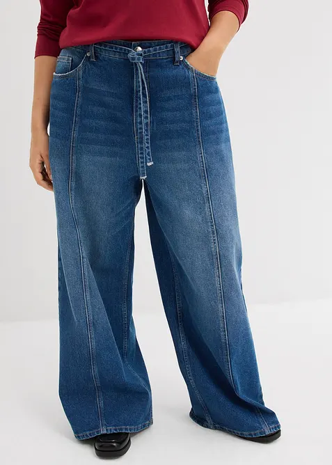 Wide leg jeans high waist, bonprix