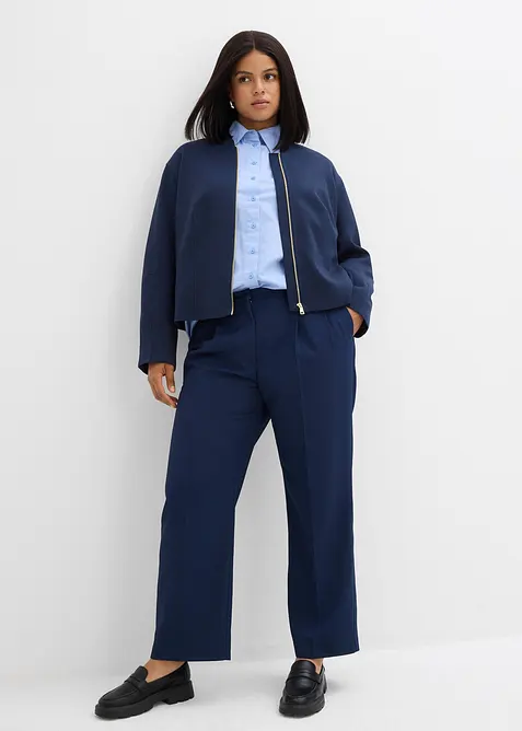 Bomber in een zachte viscosemix, bonprix