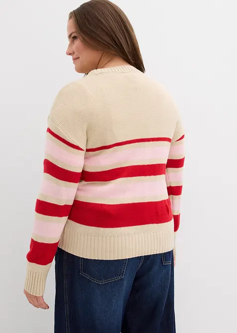 Fijn gebreide trui, bonprix