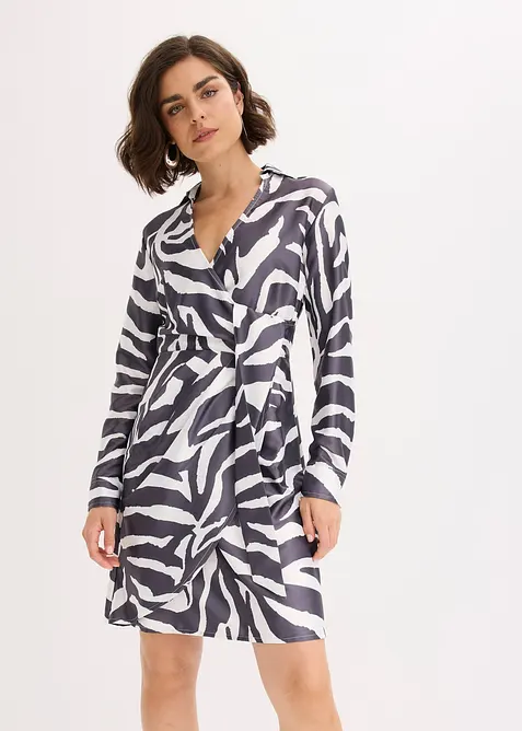 Wikkeljurk van soepelvallend satijn, bonprix