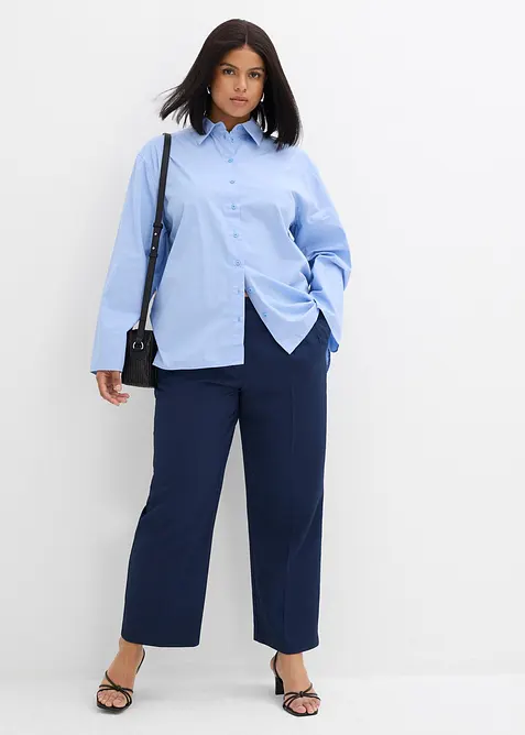 Overhemdblouse van katoen, bonprix