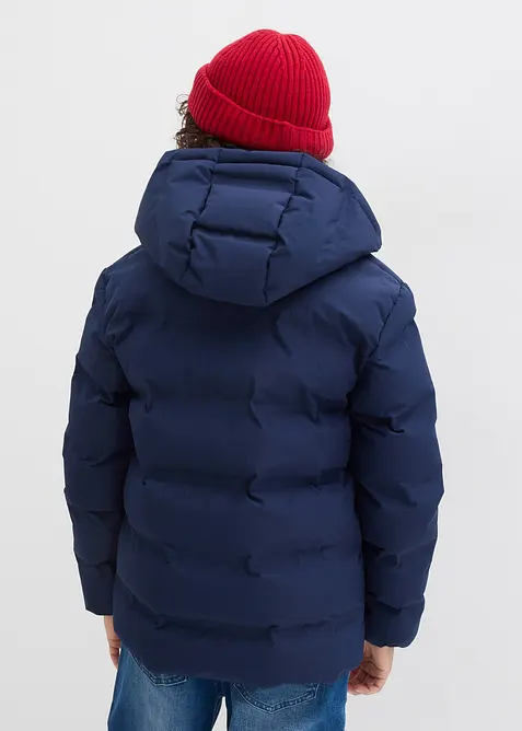 Gewatteerde jas met capuchon, bonprix