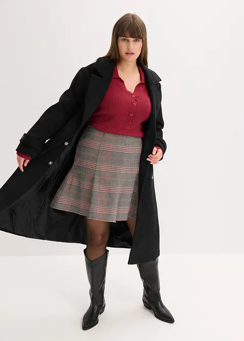 Trui in zachte viscosemix, bonprix