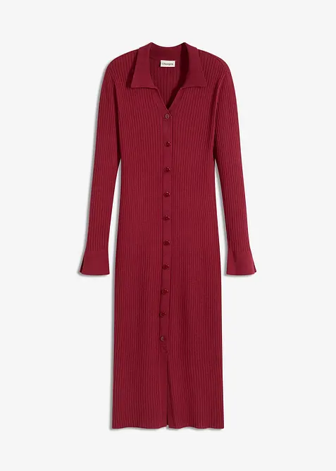 Gebreide jurk in een zachte viscosemix, bonprix