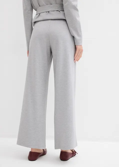 Relax broek met wijde pijpen van viscose-mix, bonprix