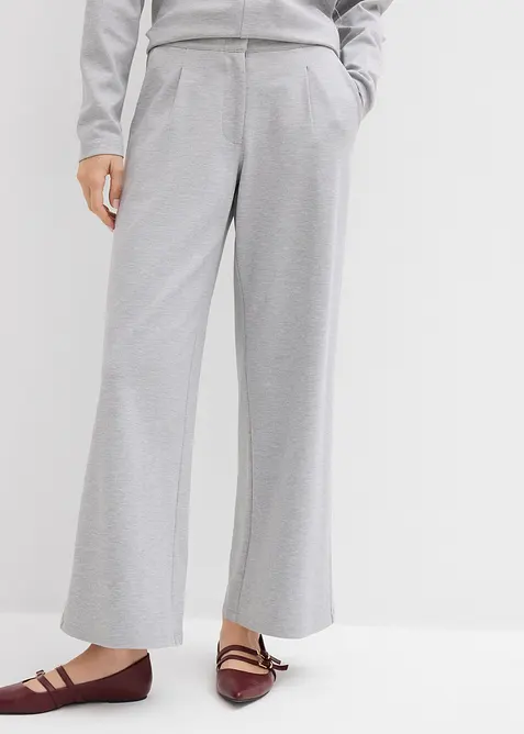Relax broek met wijde pijpen van viscose-mix, bonprix