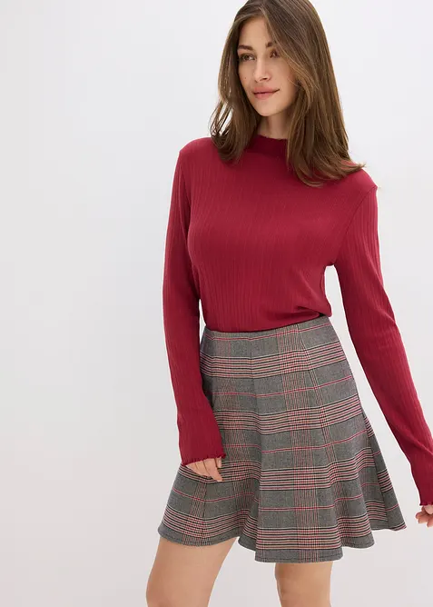 Accentuerend geribd shirt, bonprix