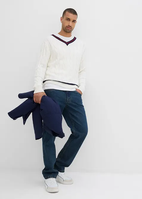 Fijn gebreide trui, bonprix