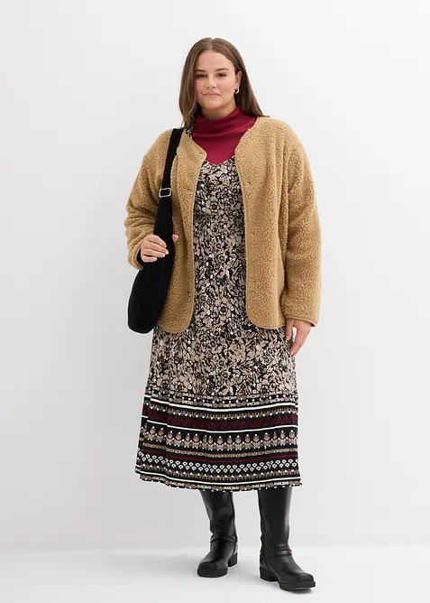 Maxi jurk van een zachte viscose-elastanmix, bonprix