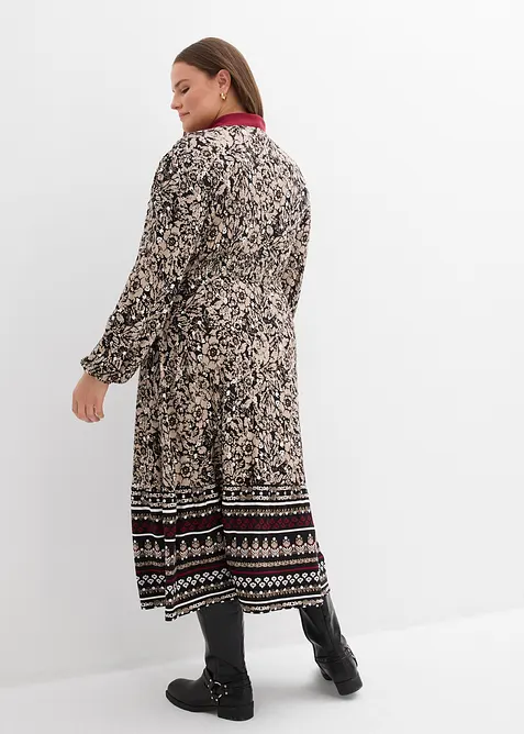 Maxi jurk van een zachte viscose-elastanmix, bonprix