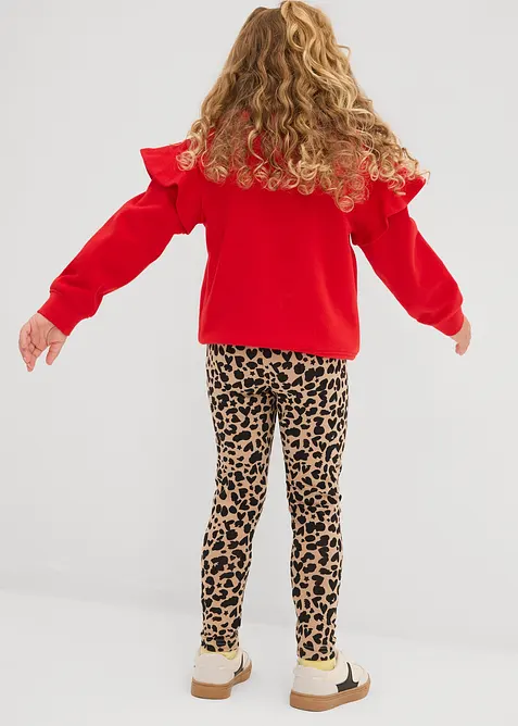 Legging met biologisch katoen (set van 2), bonprix