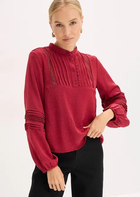 Oversized blouse met versieringen, bonprix