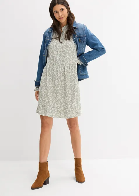 Mini jurk van soepele viscose, bonprix