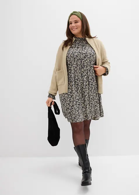 Mini jurk van soepele viscose, bonprix