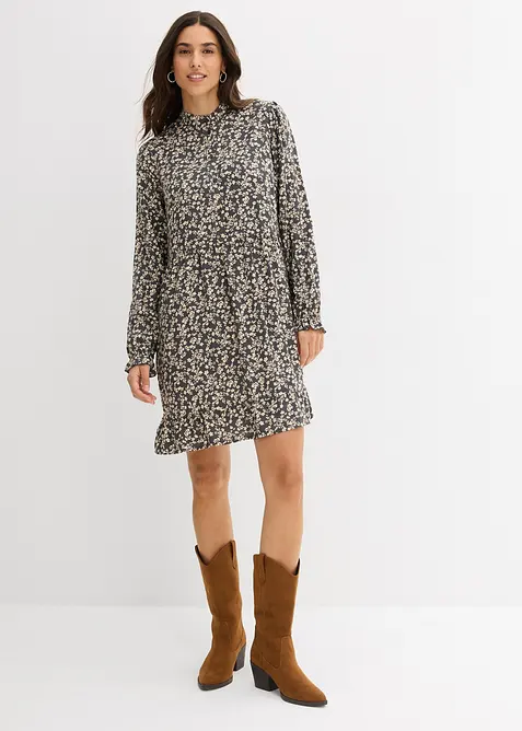 Mini jurk van soepele viscose, bonprix