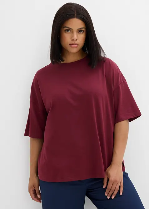Oversized shirt van een katoenmix, bonprix