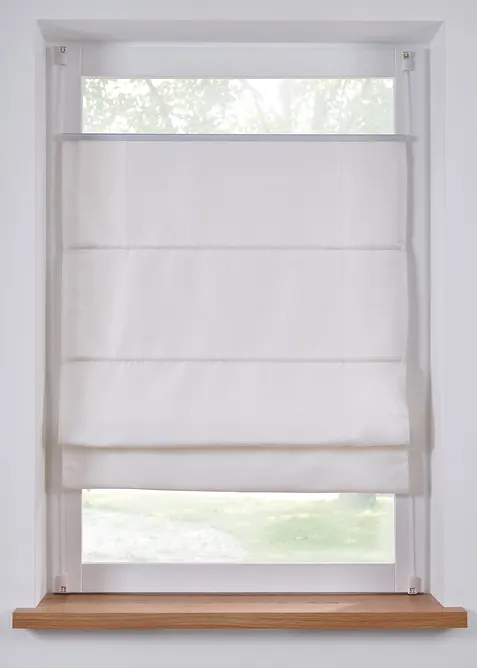 Vouwgordijn effen, bonprix