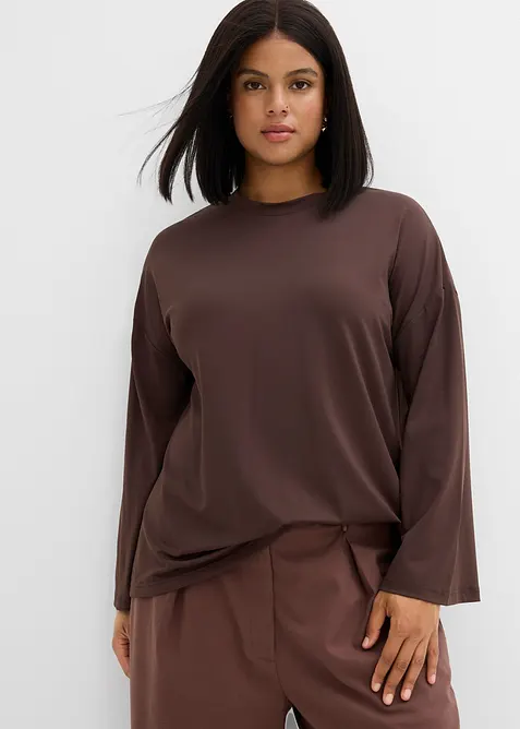 Longshirt van een soepele stof, bonprix