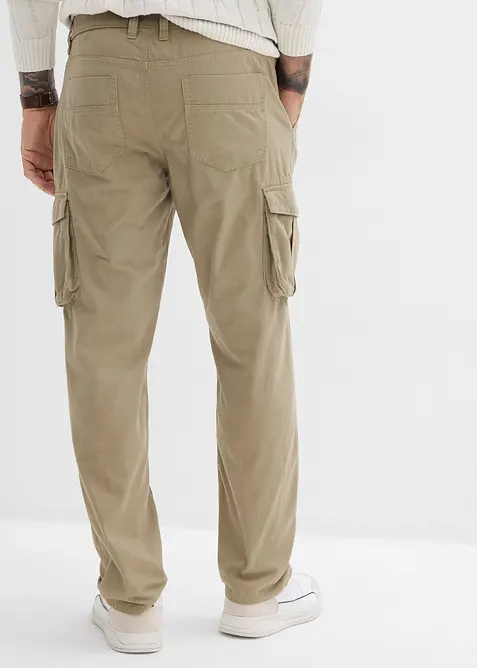 Regular fit cargo broek, straight, bonprix
