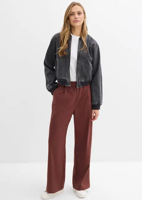 Marlene Dietrich broek in wollen look, bonprix