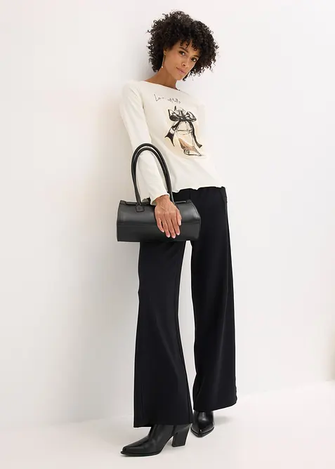 Longsleeve van katoen met stretch, bonprix