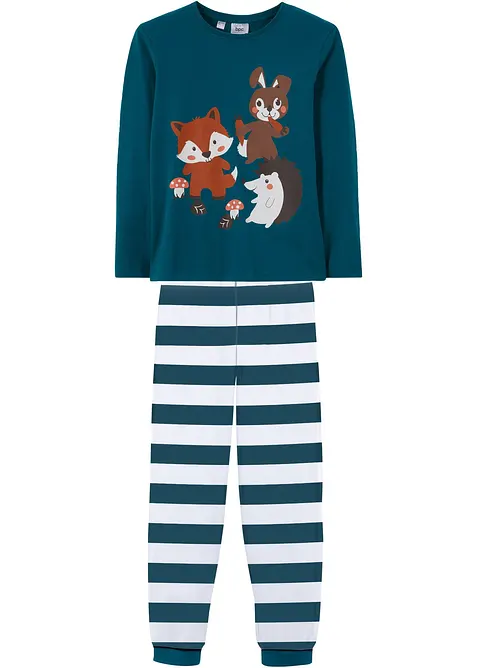 Pyjama van biologisch katoen (2-dlg. set), bonprix