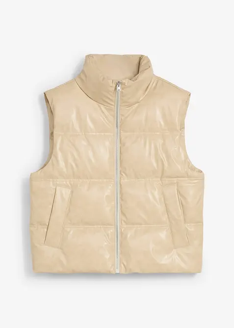 Bodywarmer van imitatieleer, bonprix