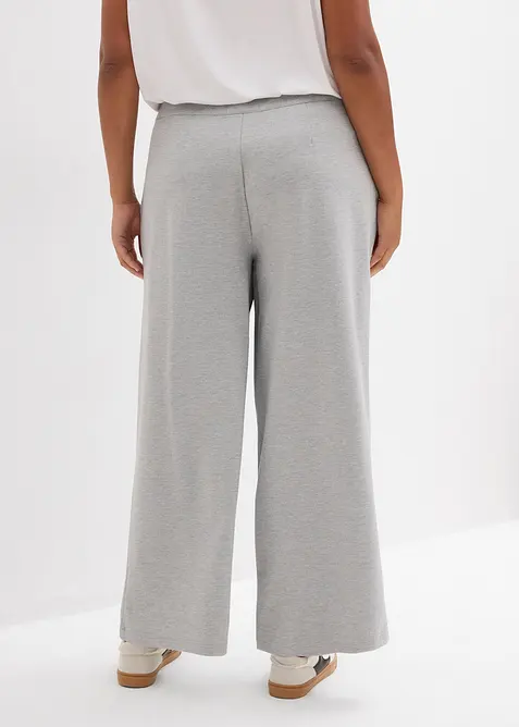 Relax broek met wijde pijpen van viscose-mix, bonprix