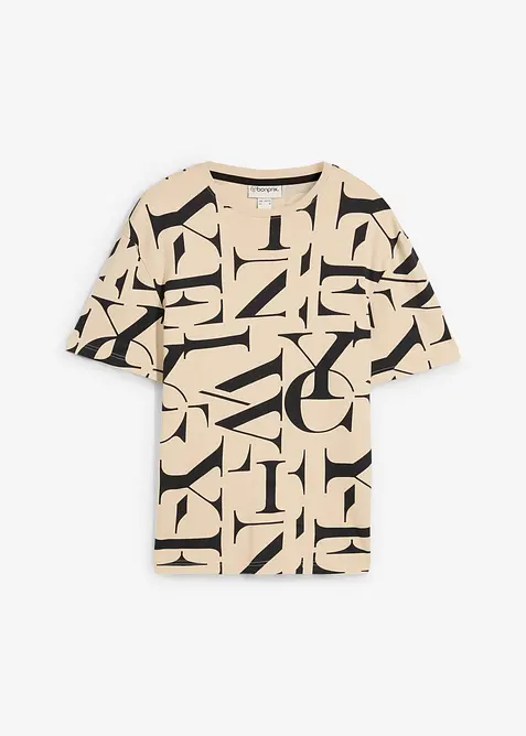 T-shirt van zwaar, puur biologisch katoen, bonprix