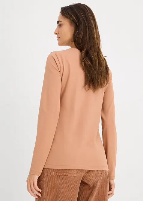 Longsleeve van biologisch katoen (set van 2), bonprix