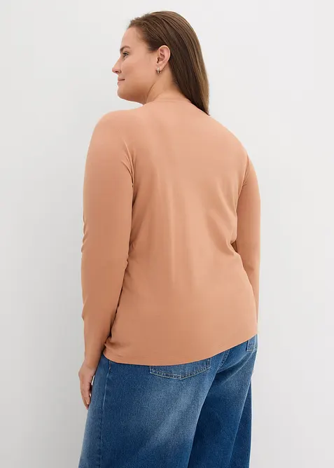 Longsleeve van biologisch katoen (set van 2), bonprix