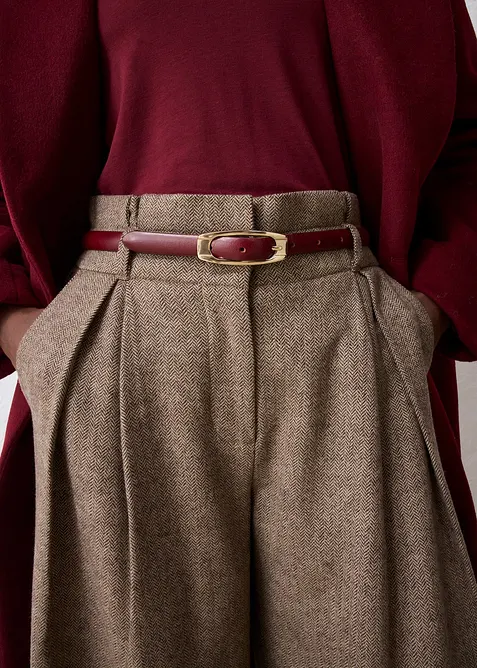 Smalle leren riem, bonprix