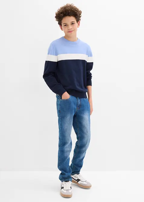 Fijngebreide trui van katoen, bonprix