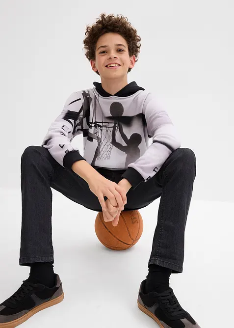 Hoodie van zachte katoenmix, bonprix