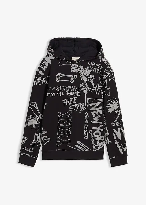 Hoodie van zachte katoenmix, bonprix